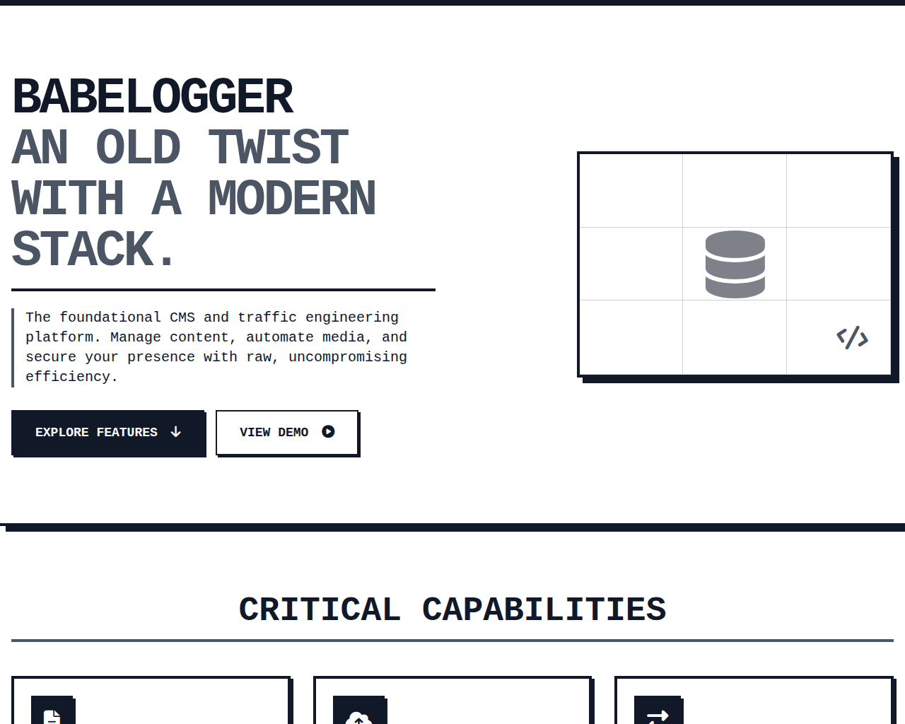 CMS Landing Page Preview