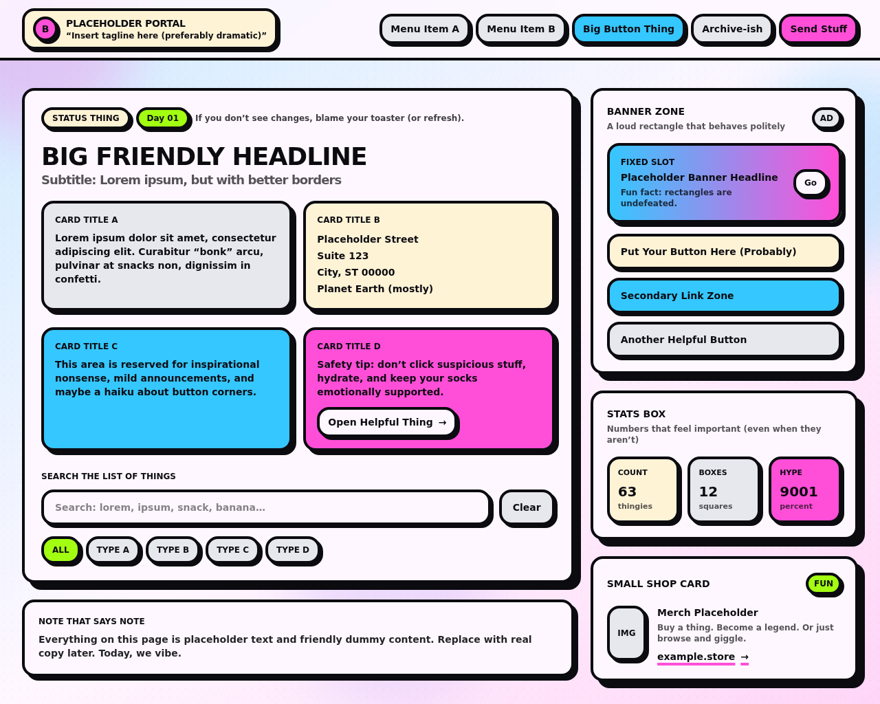 Bubble Gum Prototype Preview