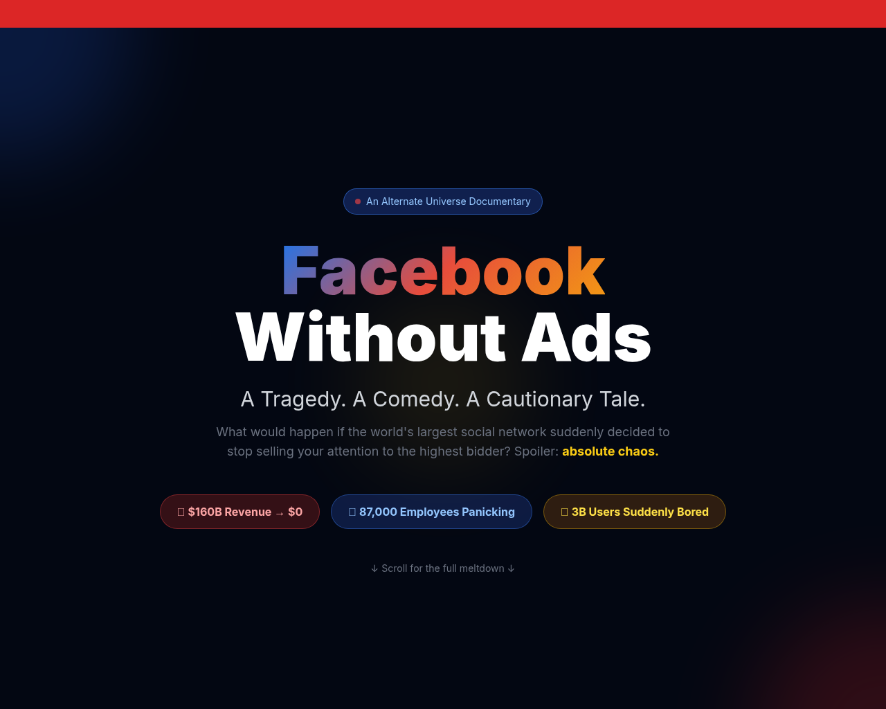 Facebook Without Ads Preview