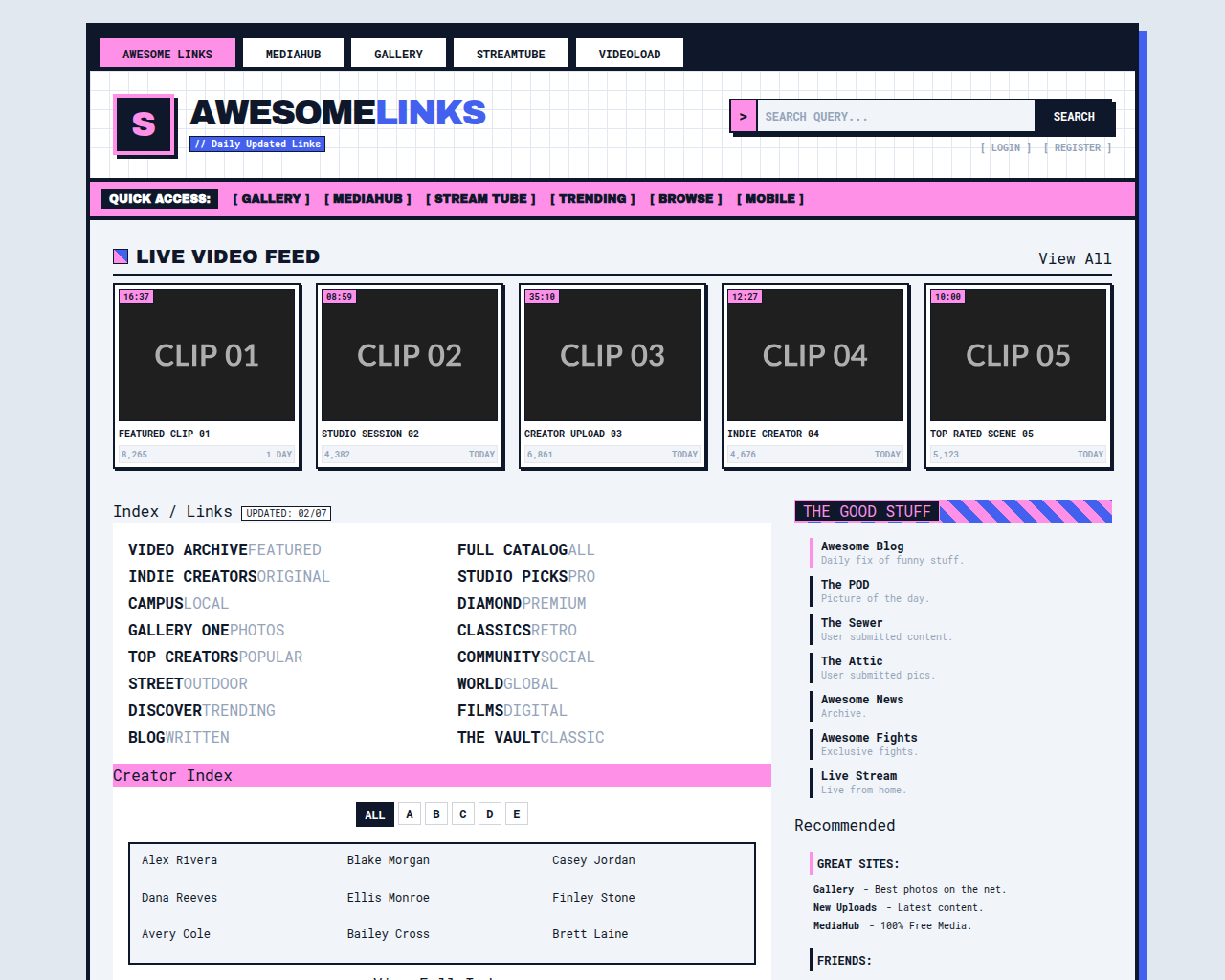 Awesome Links Preview