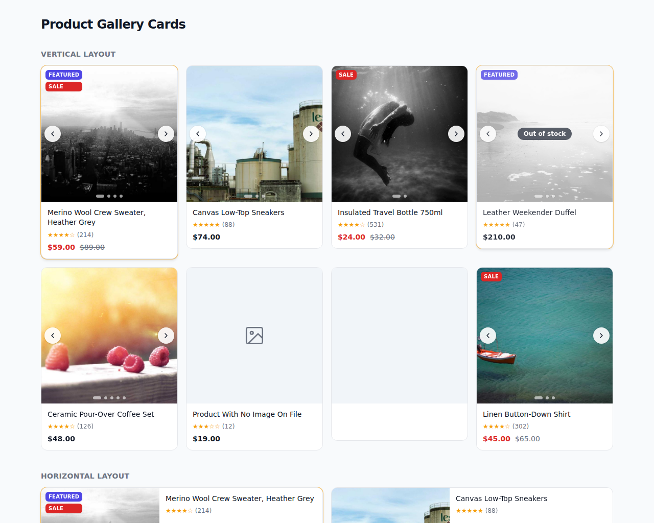Gallery Cards Preview