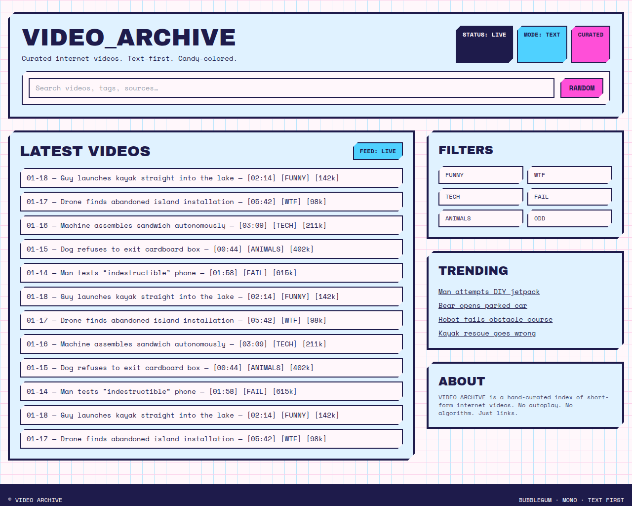 Video Archive Preview