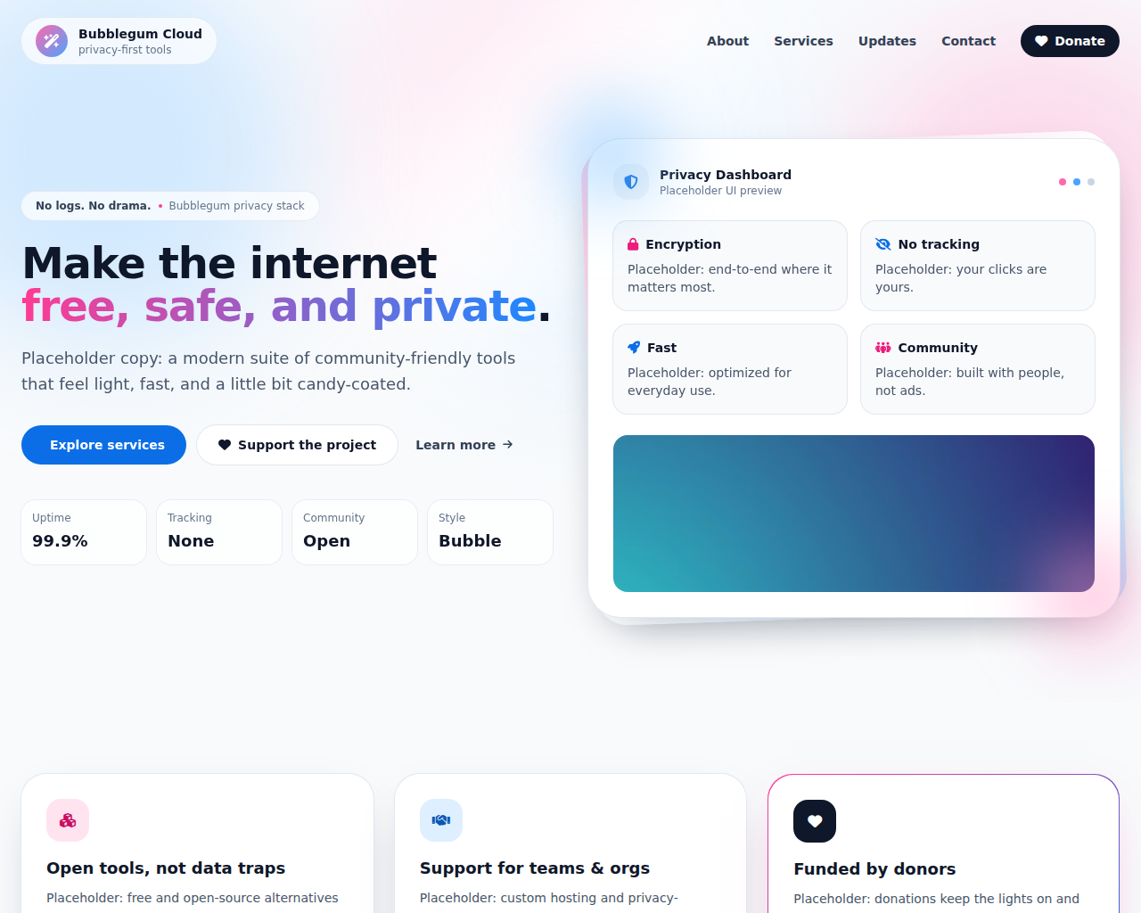 Bubblegum Cloud Preview